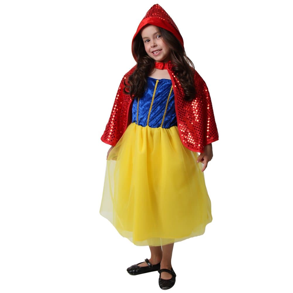 Red Hooded Sparkle Cape