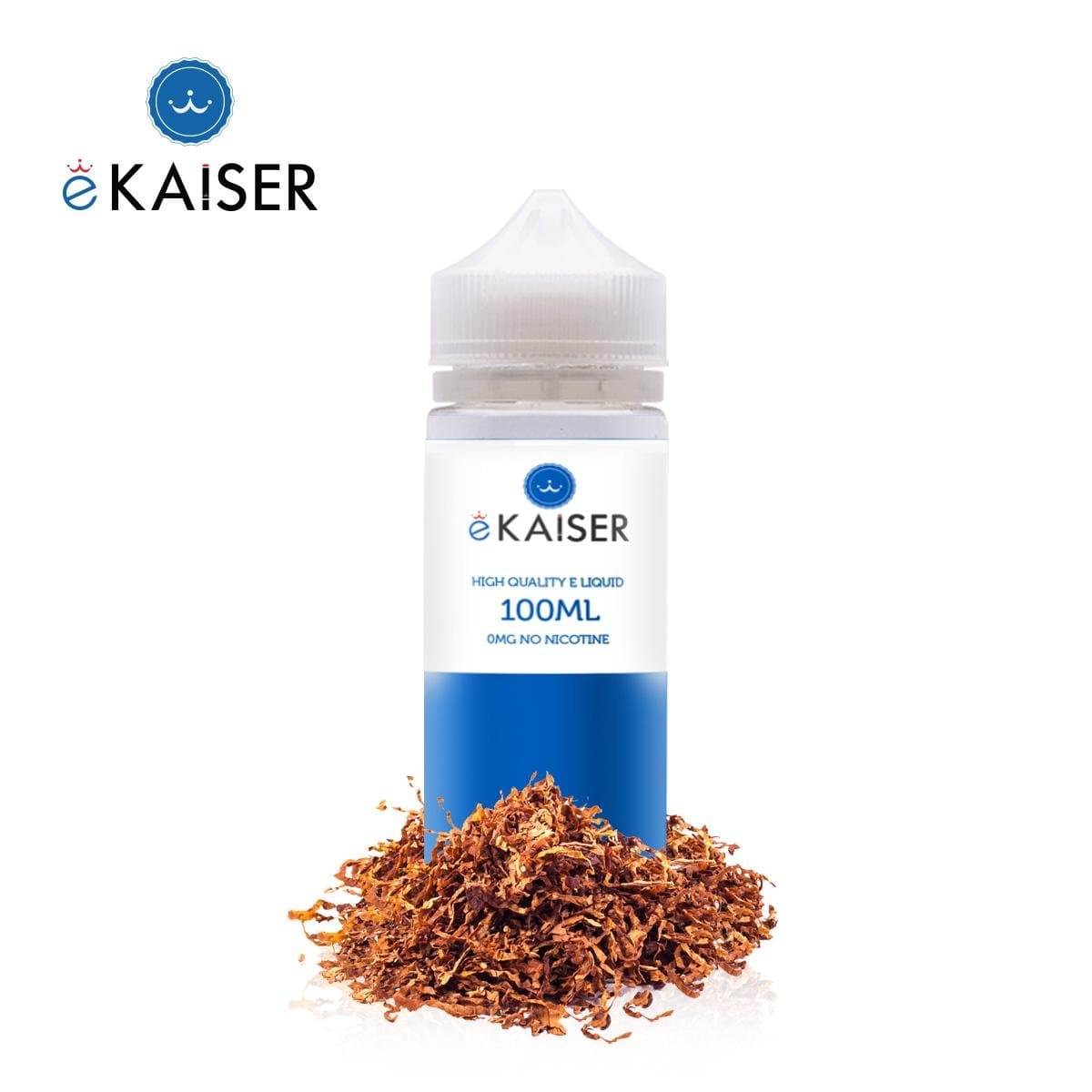 eKaiser Flavours 0mg E-Liquid Short Fill 50/50 PG/VG 100ml Short-Fill Reusable Bottle No Nicotine Gold Tobacco Flavour E-Liquid for E-Cigarette and Eshisha