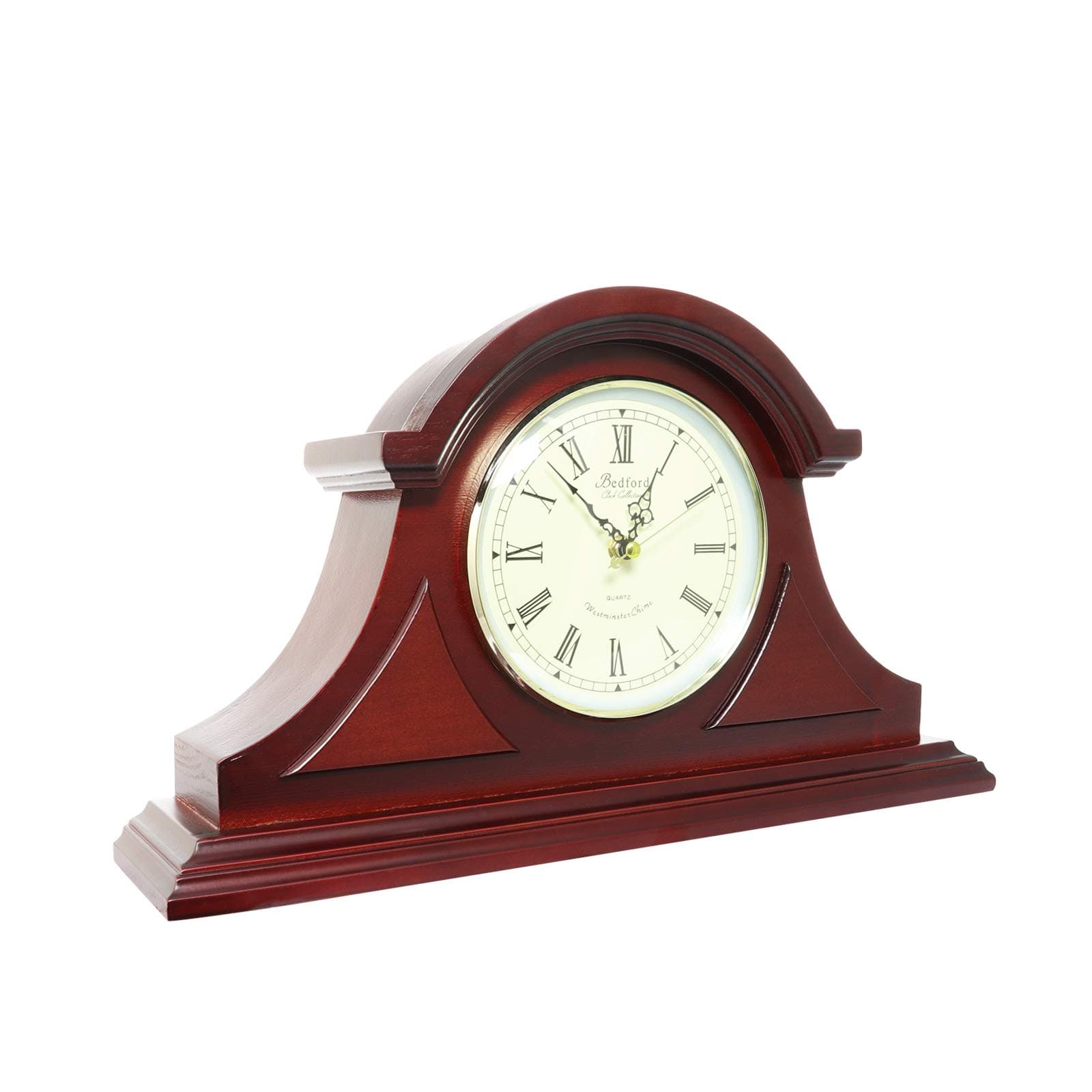 Clock Collection Redwood Mantel Clock with Chime