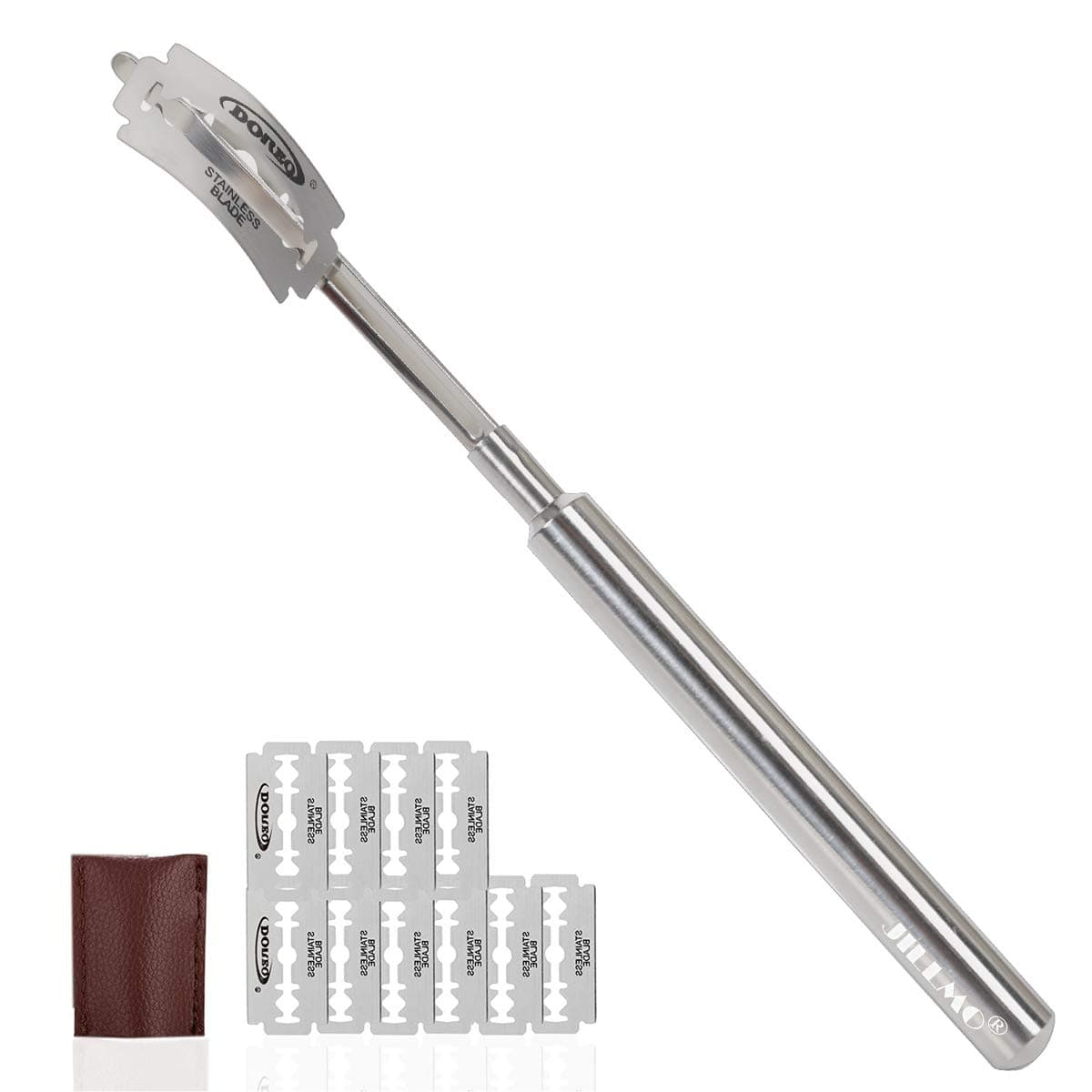 Jillmo Bread Lame, Stainless Steel Bread Scoring Tool with 10 Blades