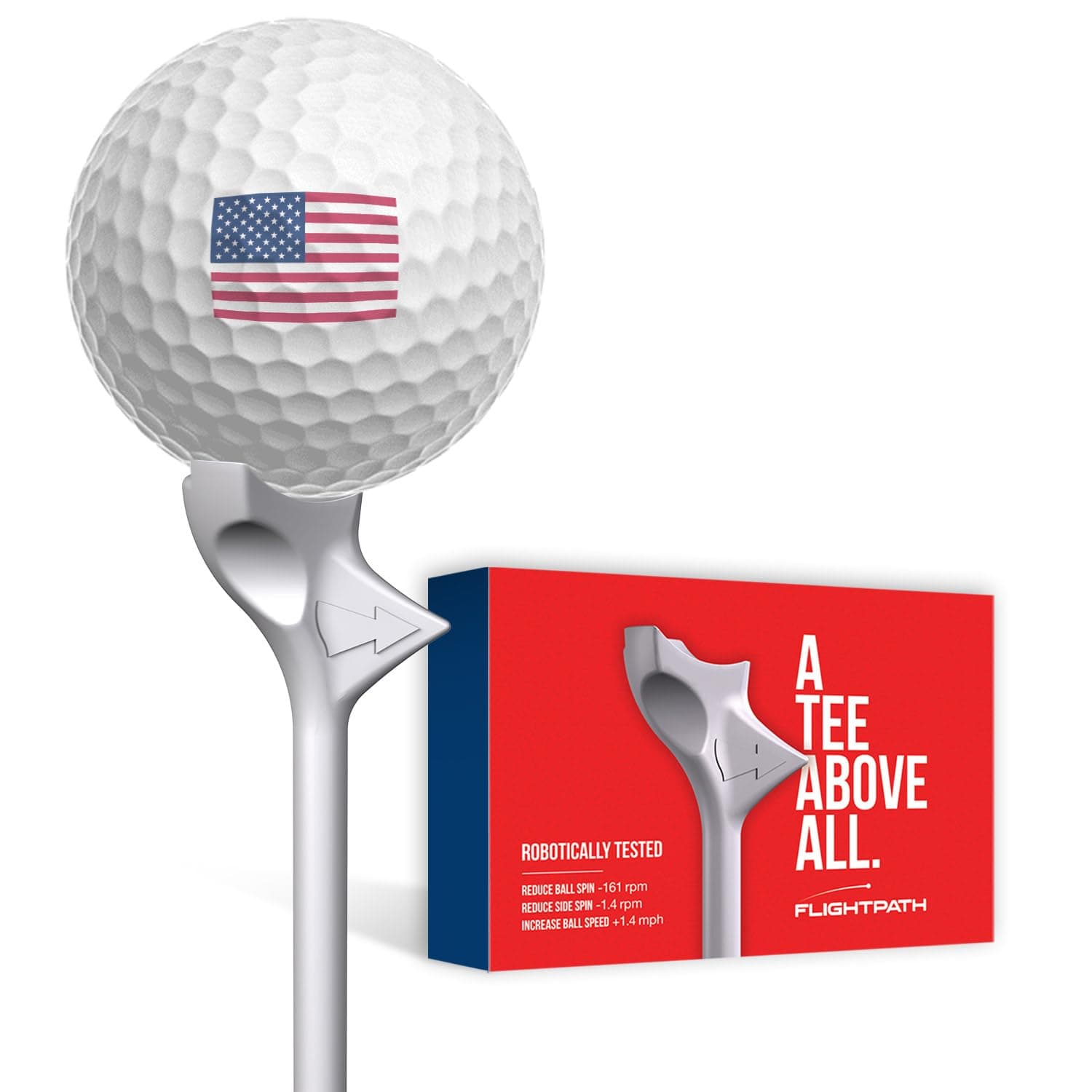 - Diamond Golf Tees – Patented Design to Reduce Spin for Long, Straight Drives – Low-Friction Long Tees, Robotically Tested for Ball Spin – USGA Approved Performance