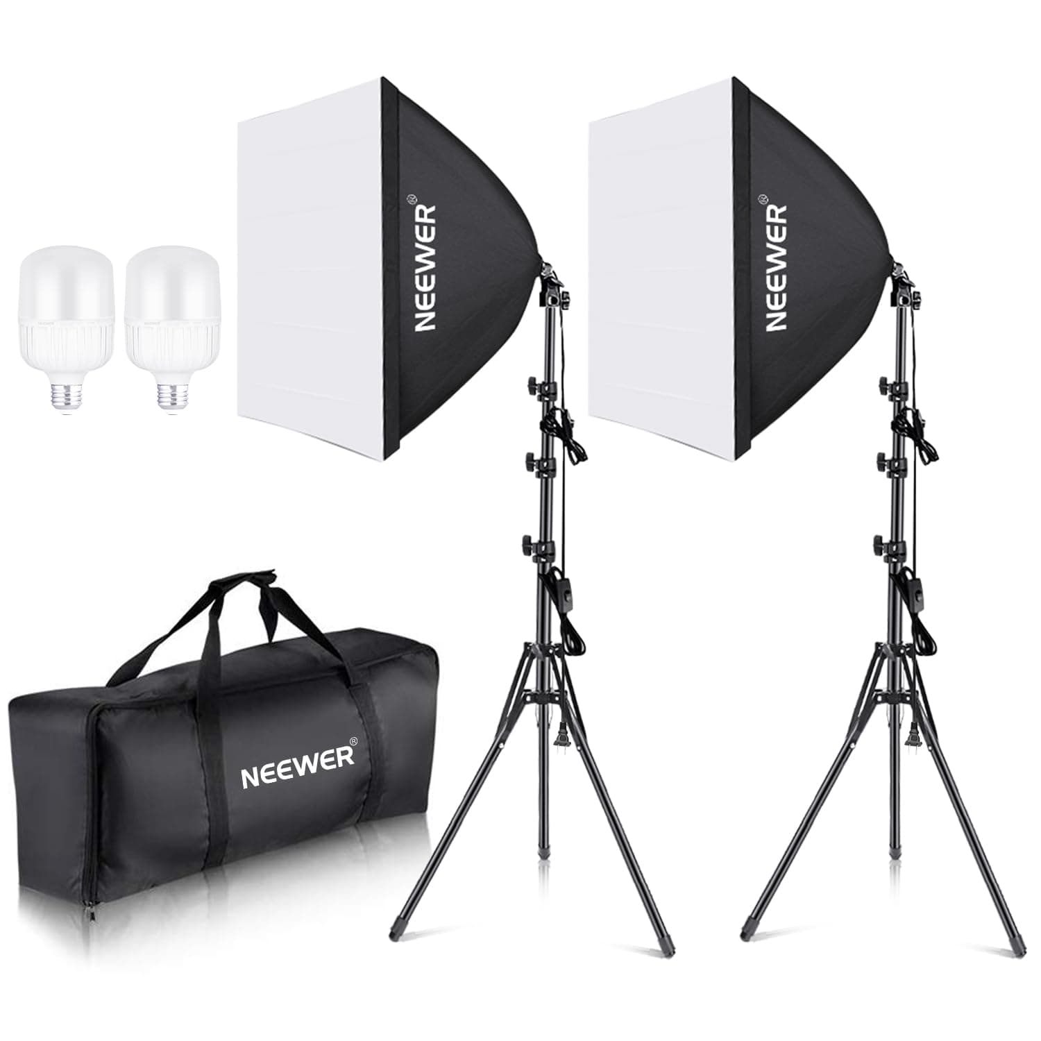 700W Equivalent Softbox Lighting Kit