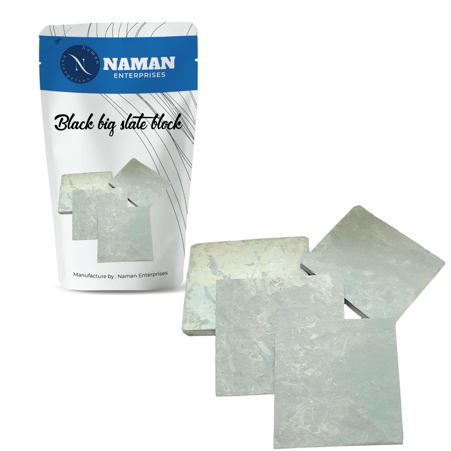 Slate pencil Black big slate block pack