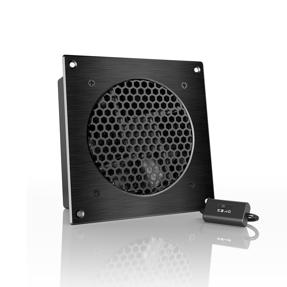 AIRPLATE S3, Quiet Cooling Fan System 6" with Speed Control, for Home Theater AV Cabinets