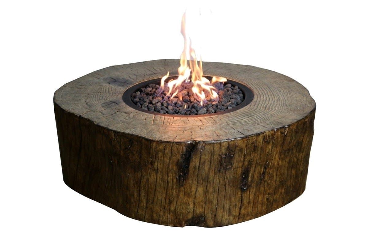 Elementi Burning Stump Fire Pit - Natural Gas