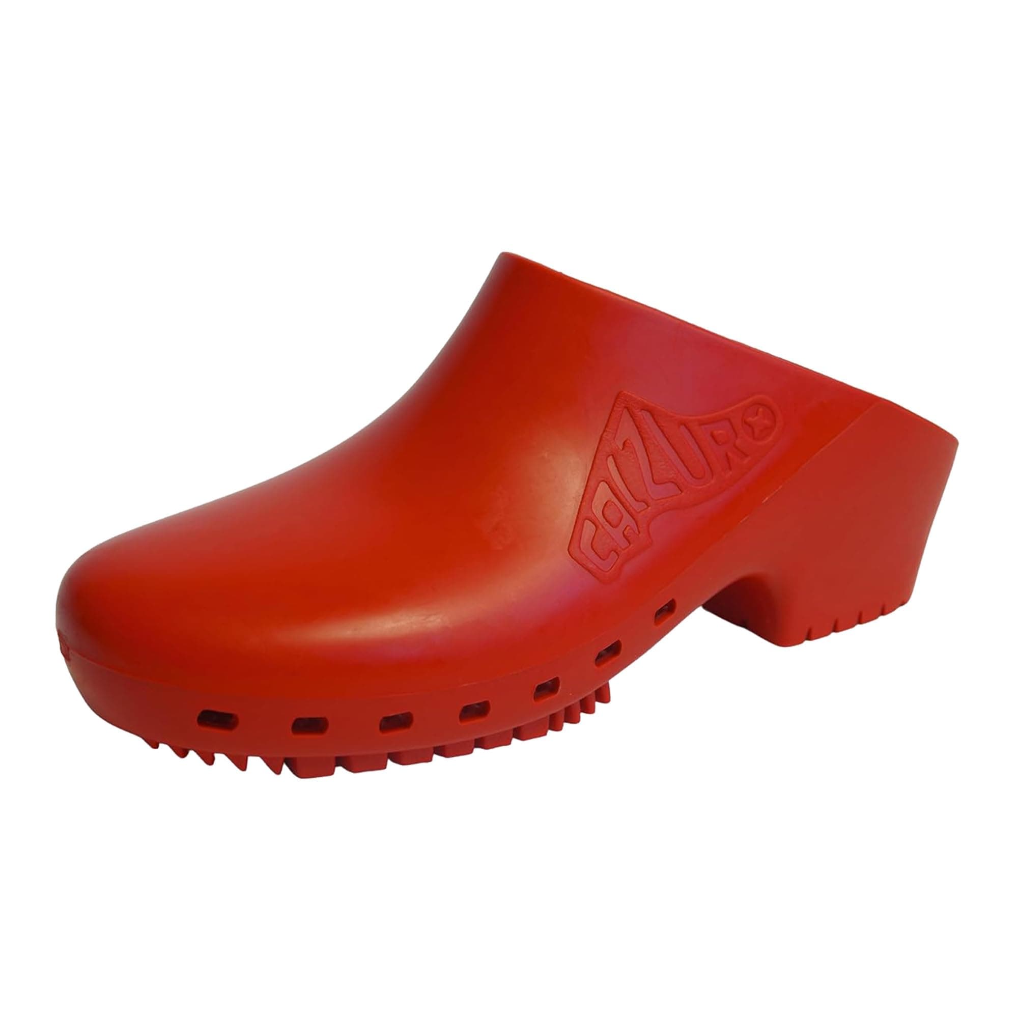 CALZURO Classic Work Clogs Without Holes - Unisex Nursing Clogs - Non Slip Shoes - Autoclavable Rubber Kitchen Shoes for Women and Men -