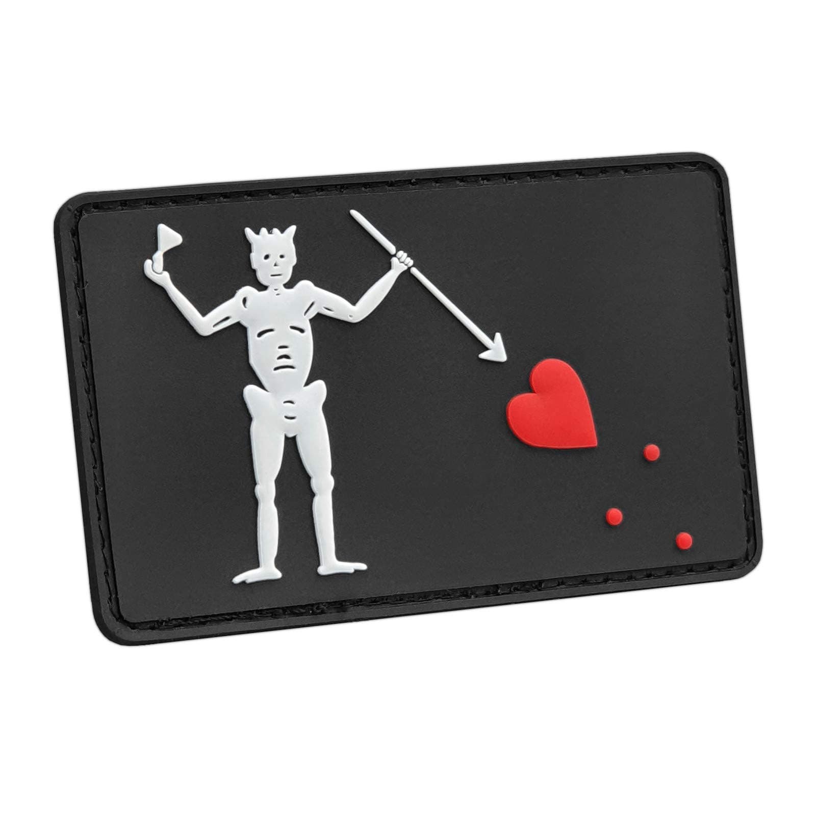 Blackbeard Pirate DEVGRU US Navy Seals Edward Teach Morale Tactical PVC Rubber Patch