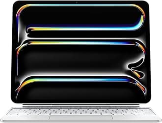 Apple iPad Magic Keyboard Case for iPad Pro 13-inch (M4), Great Typing Experience, Built-in Trackpad, Function Row, US English - White โโโโโโโ