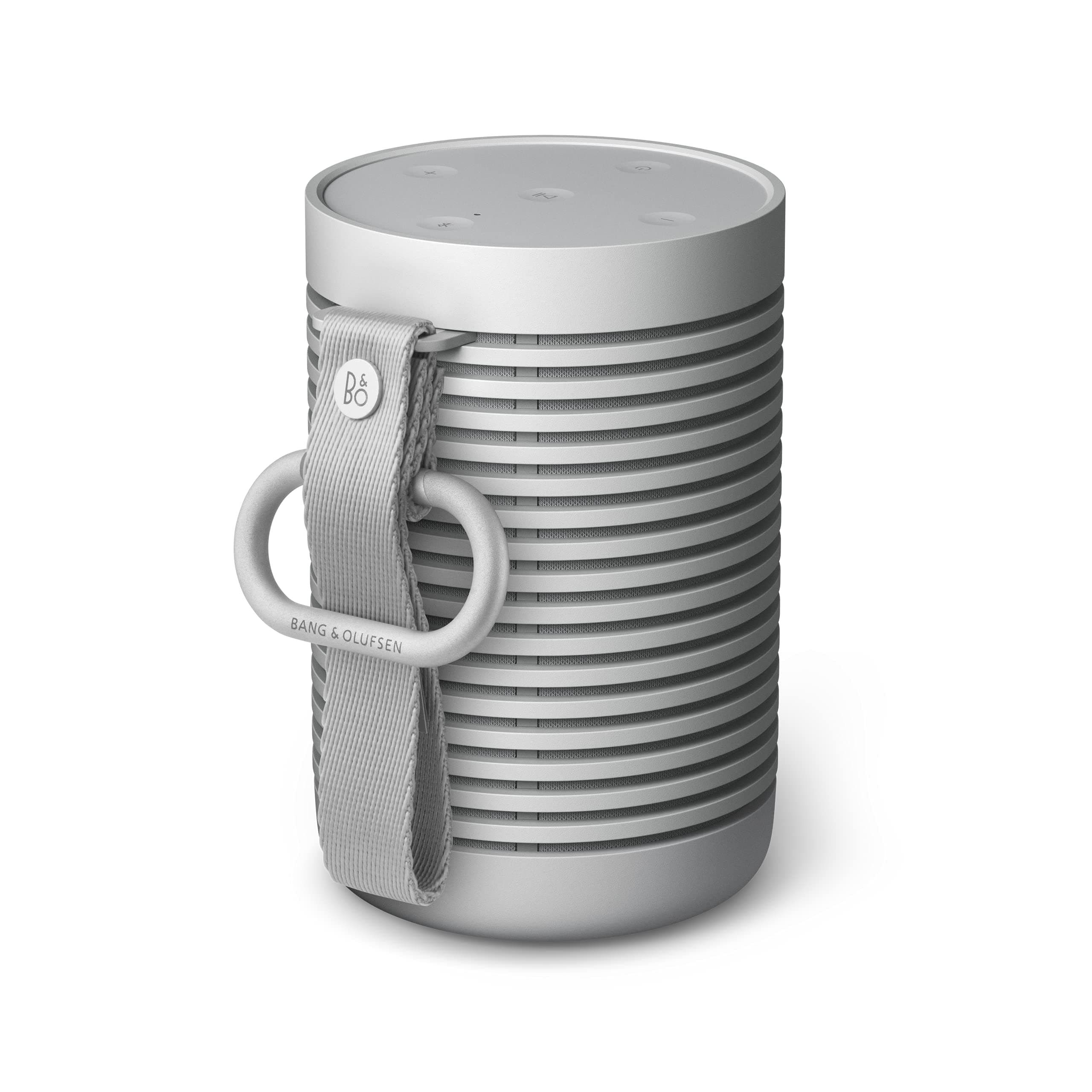 - Bang & Olufsen Portable Speaker Beosound Explore Grey Mist Bluetooth Wireless IP67 Certified Waterproof & Dustproof 27 Hours Playback