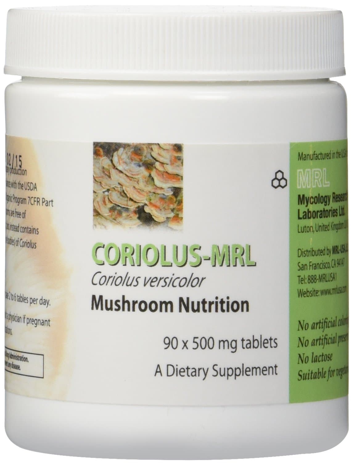 Coriolus Versicolor-MRL 500 mg 90 tabs