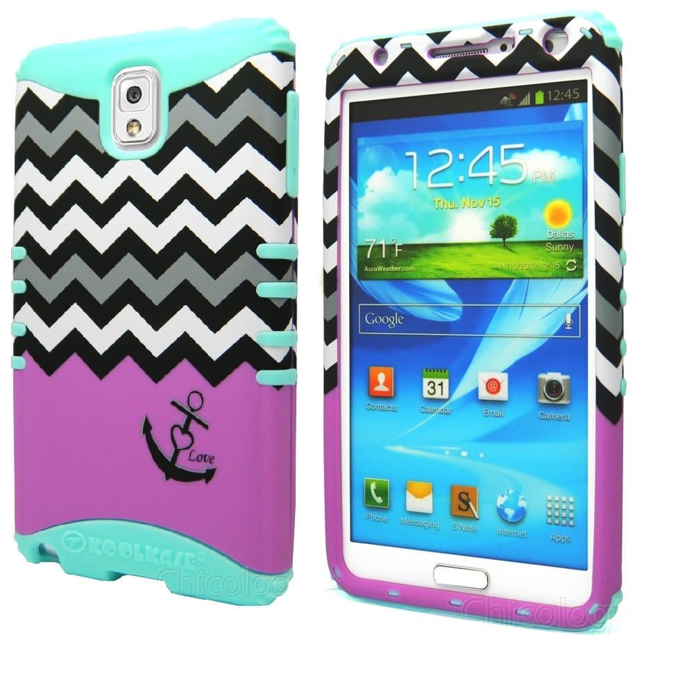 Samsung Galaxy Note 3 Protective Case Cover. Chevron Hard cover