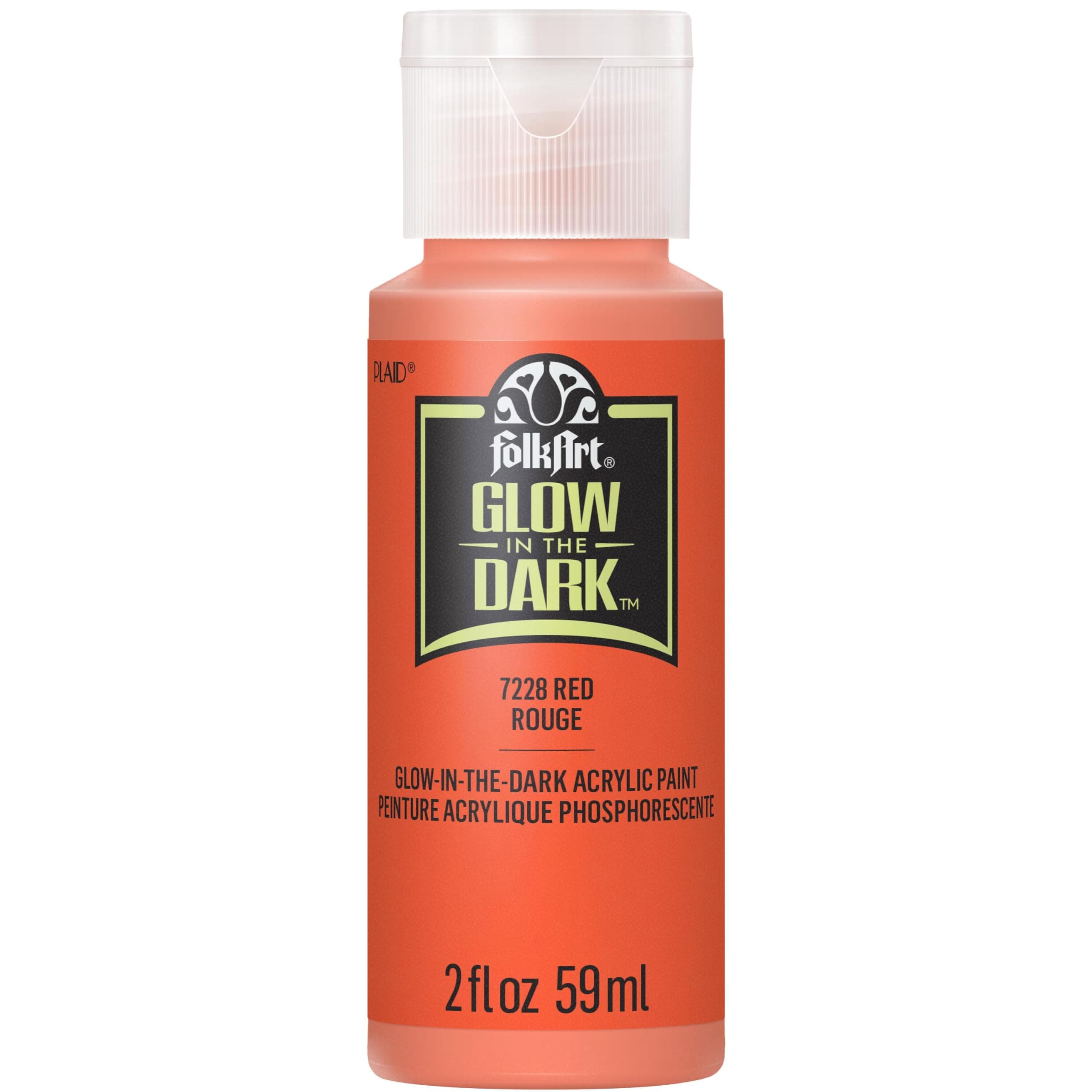 FolkArt 2OZ Red Glow Acrylic Paint