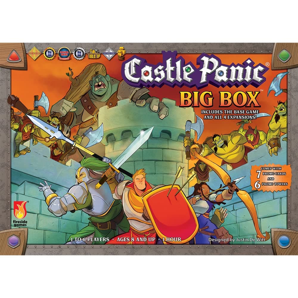 Fireside Games | Castle Panic: Big Box 2nd Edition | Board Game | Ages 8+ | 1-6 Players | 60+ Minutes Playing Time