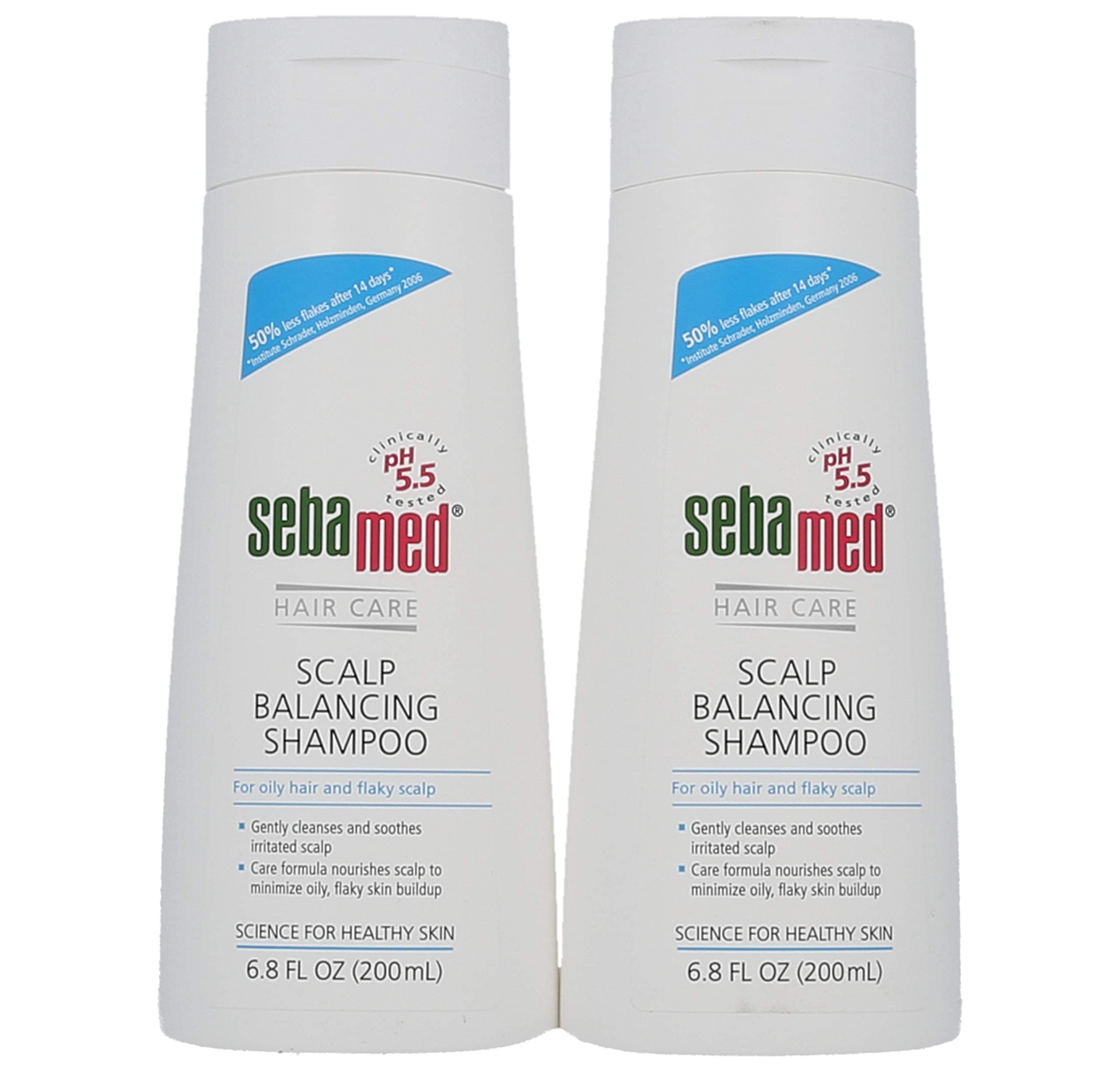 Sebamed Scalp Balancing Shampoo - Anti-Dandruff Hair Care for Oily Hair and Flaky Scalp - 200mL Bottles - Pack of 2