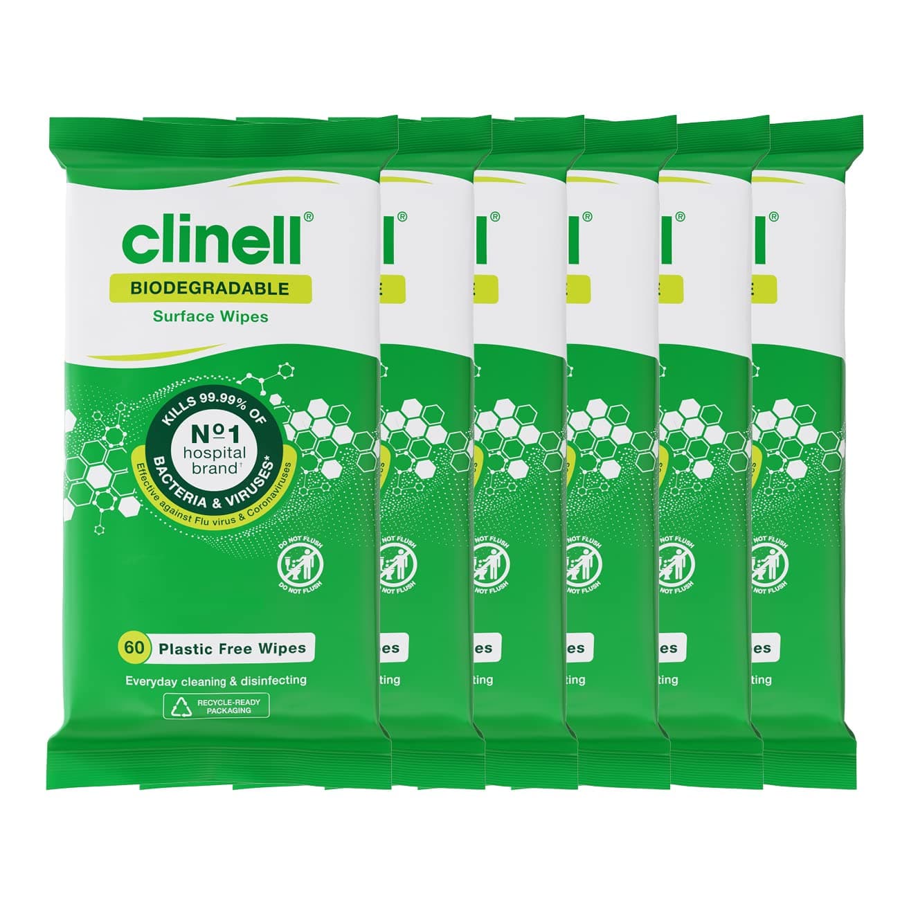 Clinell Plastic Free Wipes BCW60PF