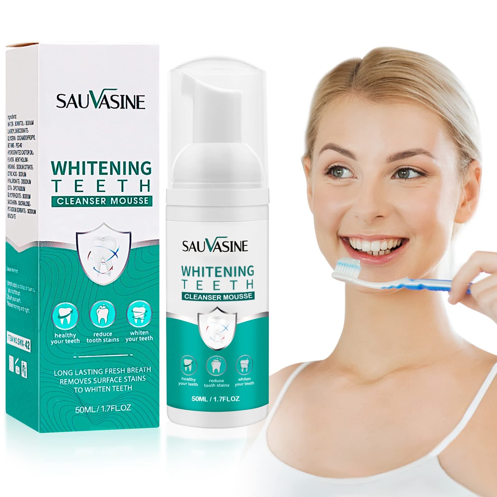 Whitening Toothpaste Foam