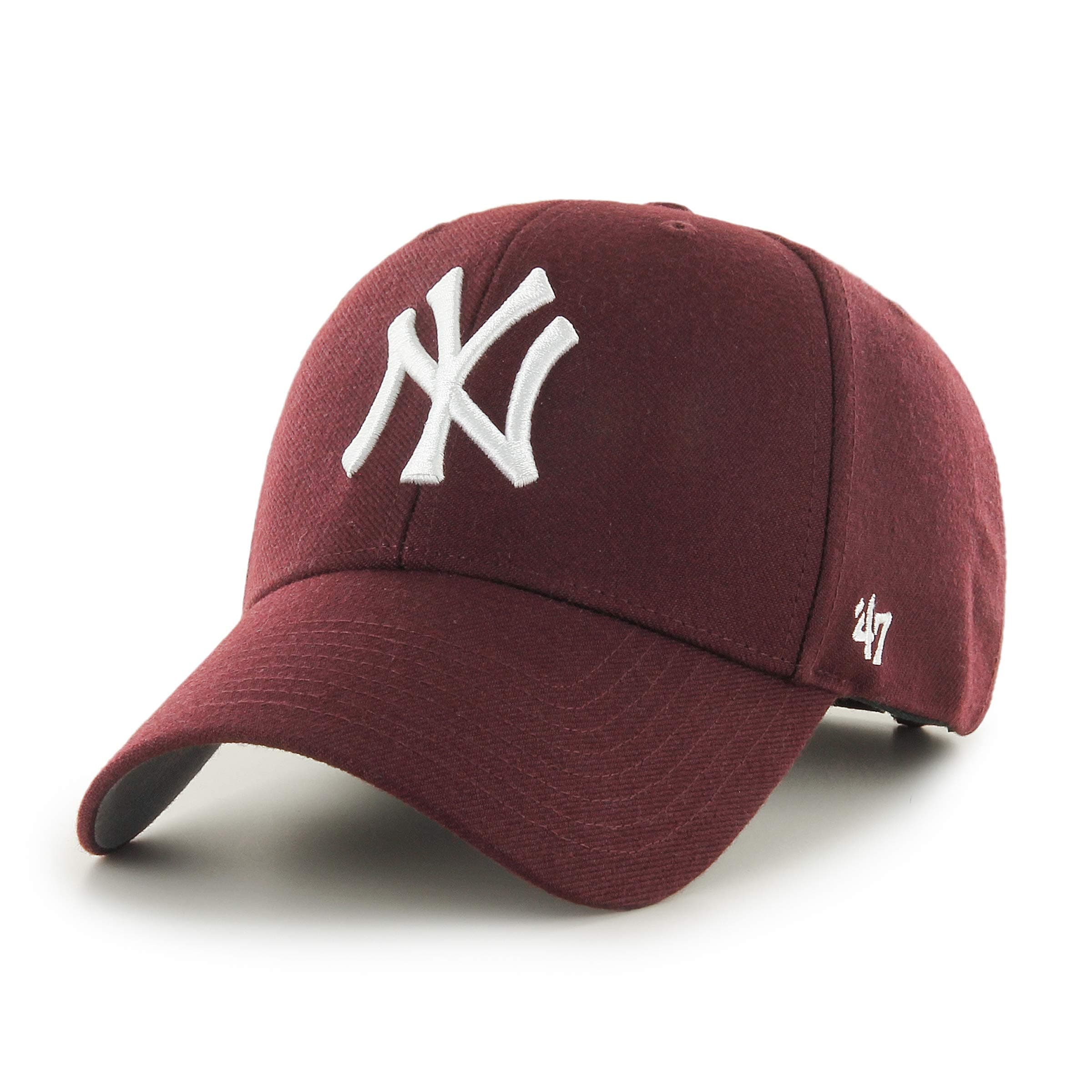 47York Yankees MVP Cap - Dark Maroon