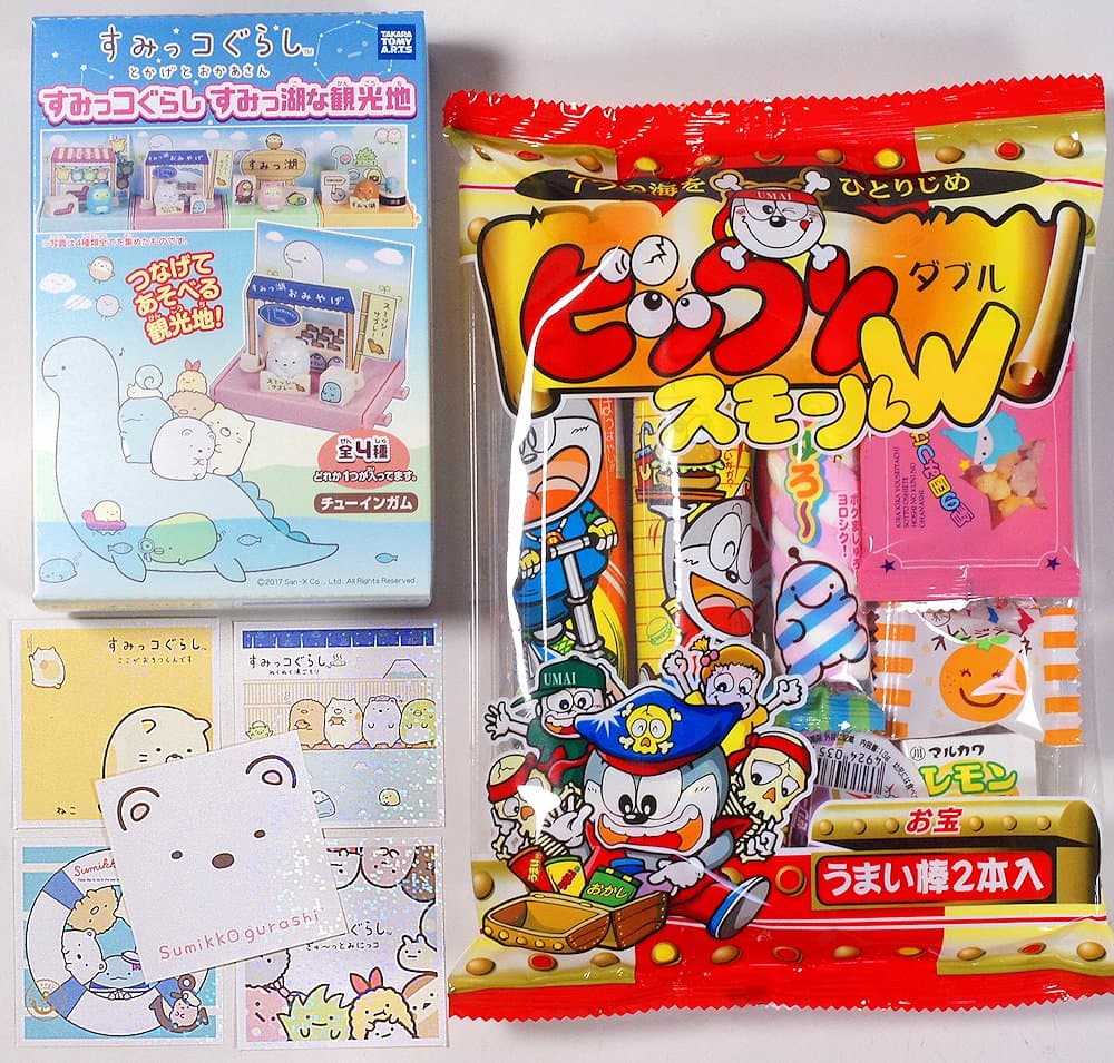 Japanese Candy Snack Assorted Dagashi & Character's Candy Variety set (for Girl)