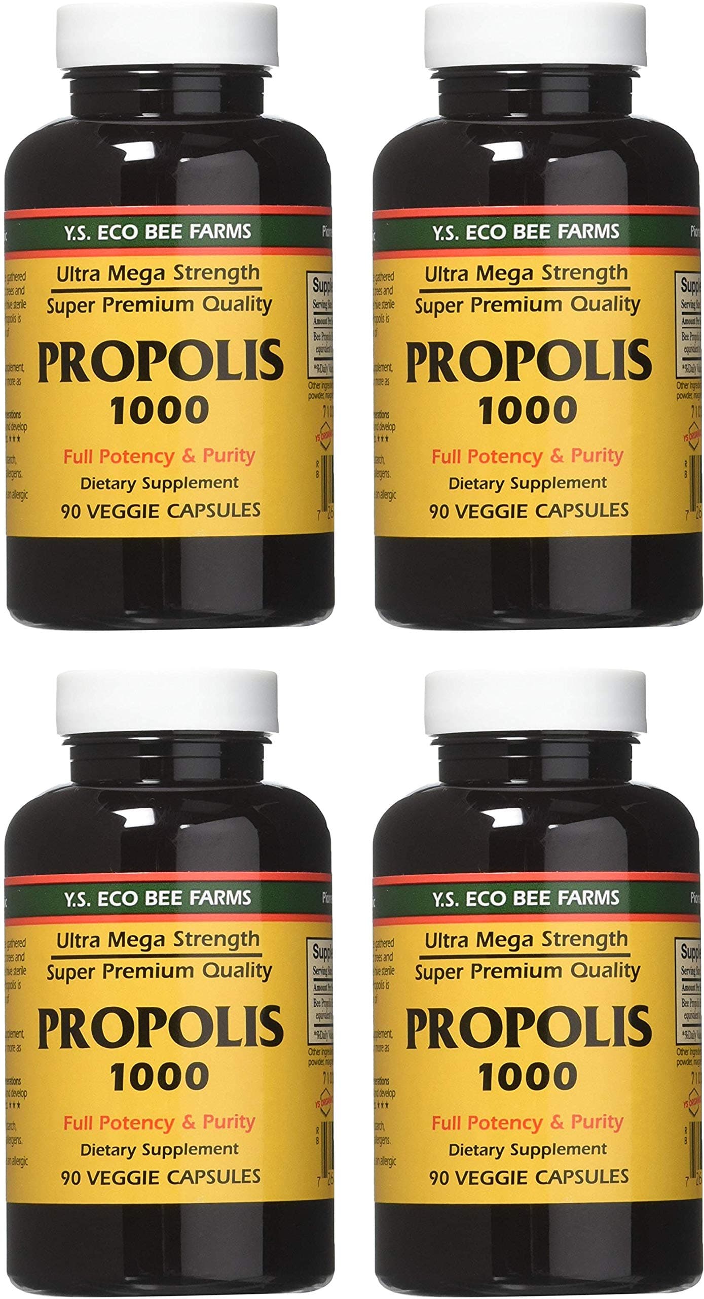 Propolis 1000-90 caps (Pack of 4)