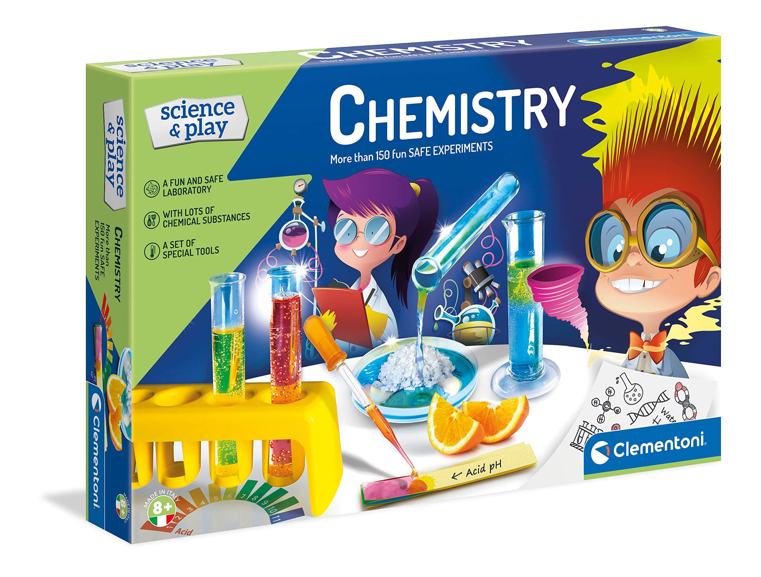 Clementoni Chemistry Set 61726, multi color