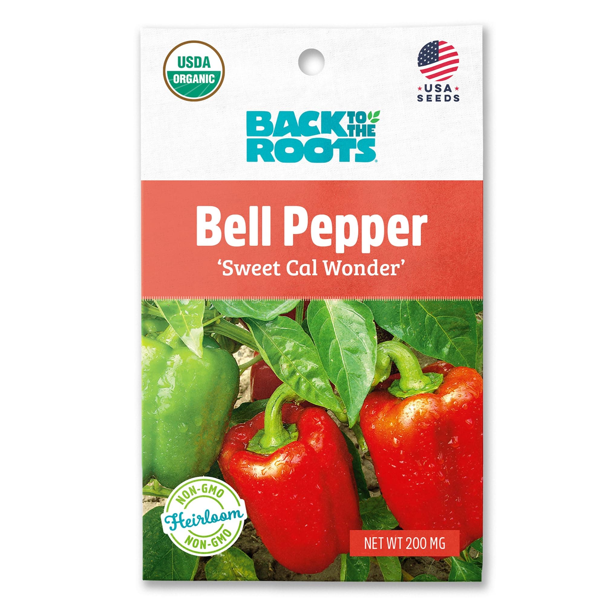 Seed Packet Bell Pepper 'Sweet Cal Wonder'