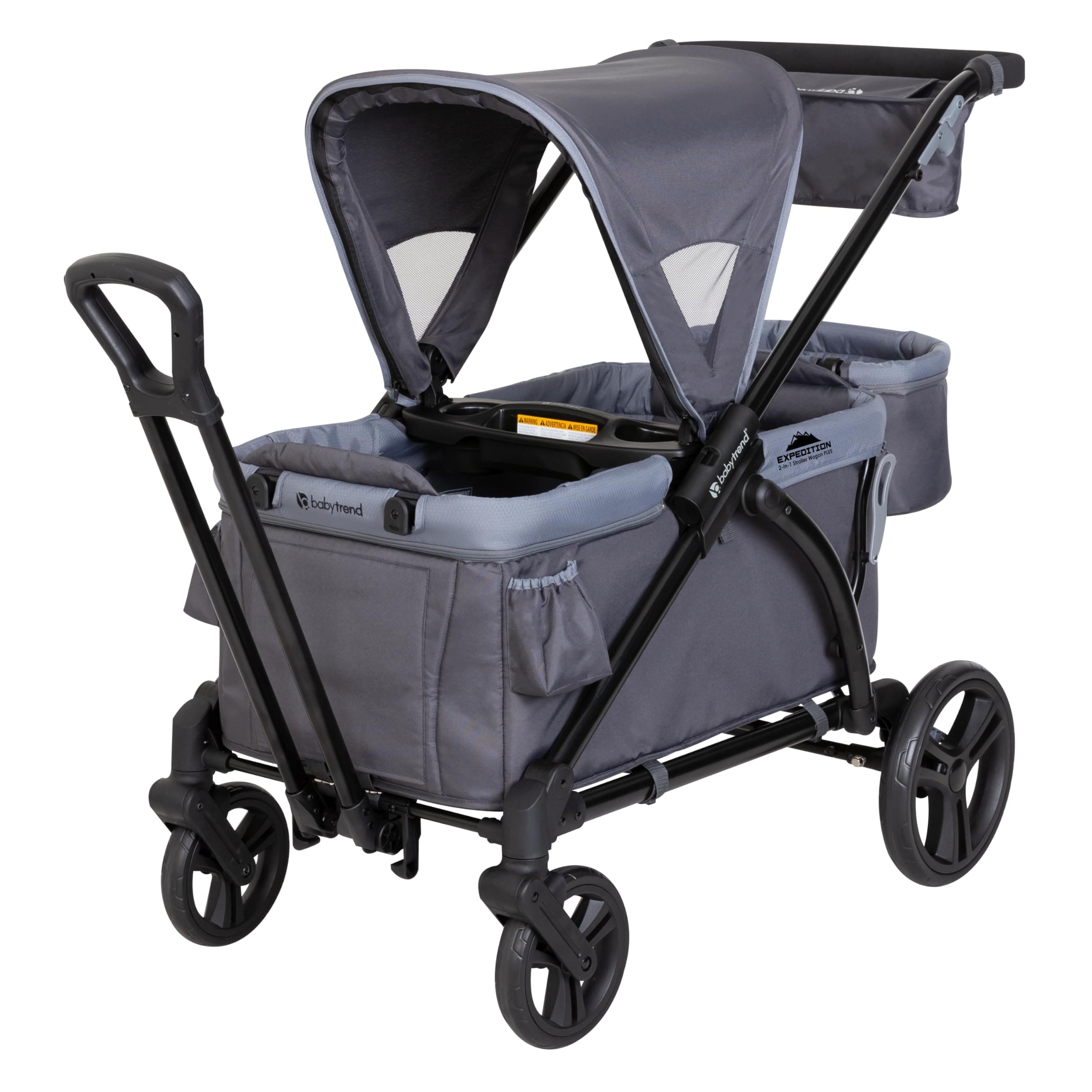 Expedition 2-in-1 Stroller Wagon Plus, Ultra Grey