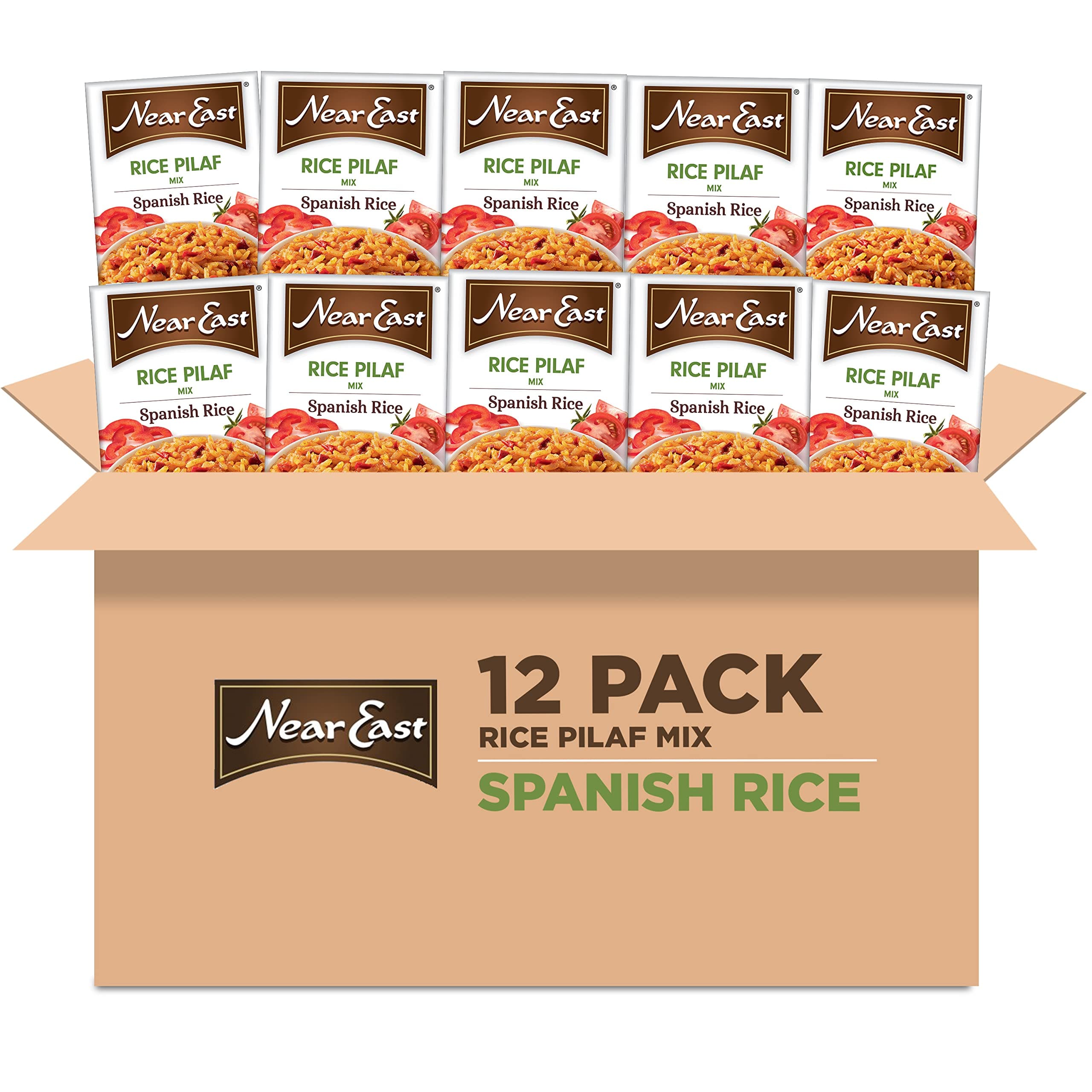 Rice Pilaf Mix, Spanish Rice, 6.75oz Boxes (12 Pack)