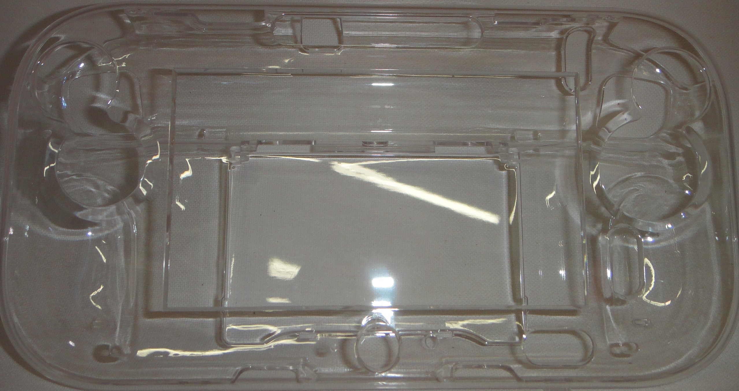 Orbital Wii U Gamepad Hard Crystal Case With Back Stand for Wii U Clear